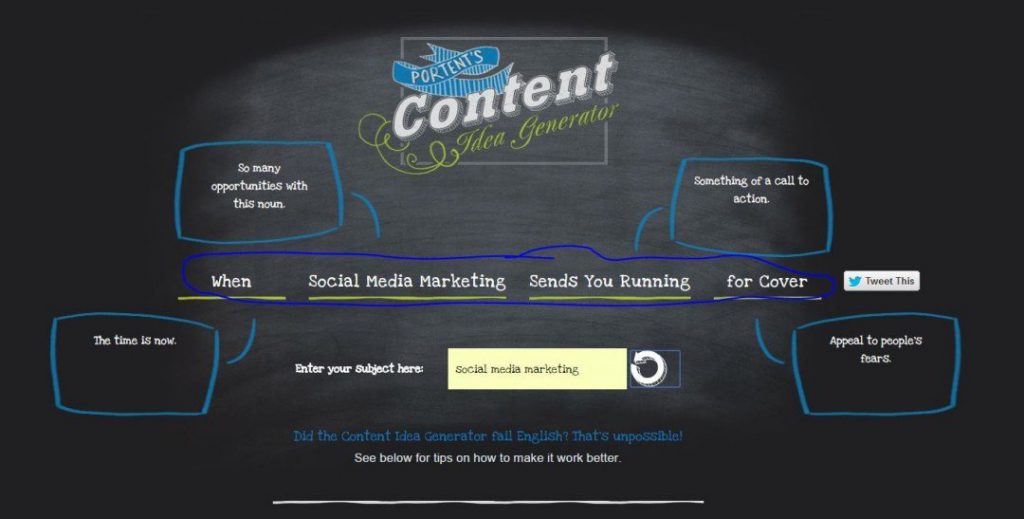 content - Free Content Idea Generator